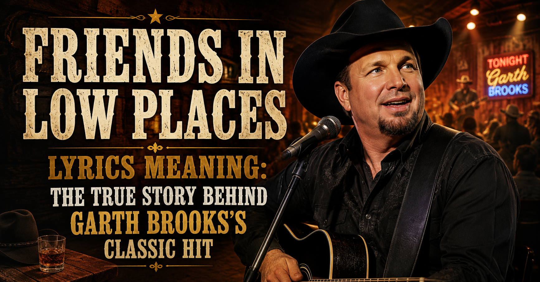Friends in Low Places Lyrics Meaning: The True Story Behind Garth Brooks’s Classic Hit