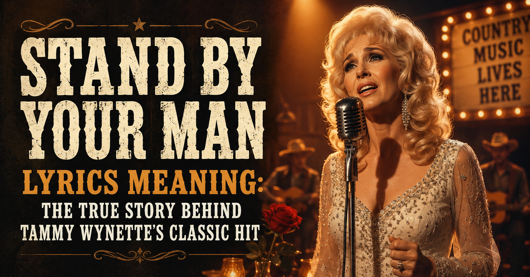 Stand By Your Man Lyrics Meaning: The True Story Behind Tammy Wynette’s Classic Hit
